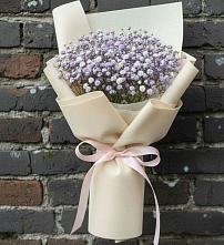 Букет цветов из:  Гипсофила в Ромашково
