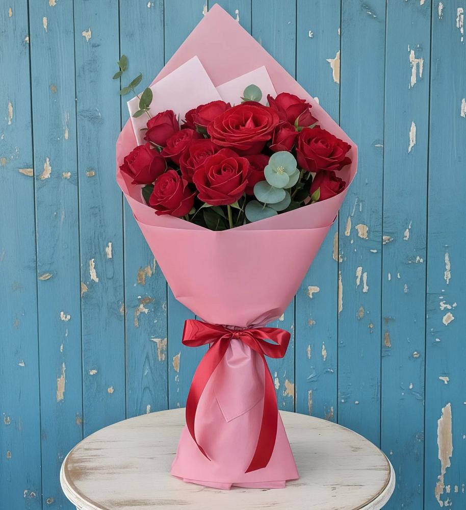 Букет цветов из: Розы в Ромашково