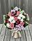 Букет цветов из: Альстромерии, Гвоздики, Розы и Хризантемы в Ромашково