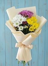 Букет цветов из:  Хризантемы в Ромашково