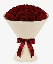 Букет 101 Бордовая роза Блэк Бакарра в Ромашково