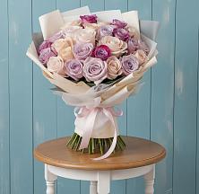 Букет цветов из:  Розы в Ромашково