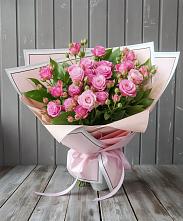 Букет Розовый кустик в Ромашково