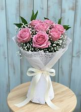 Букет цветов из:  Розы в Ромашково