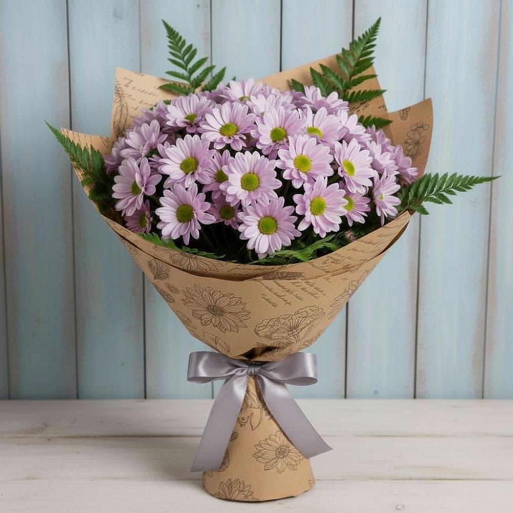 Букет цветов из: Хризантемы в Ромашково
