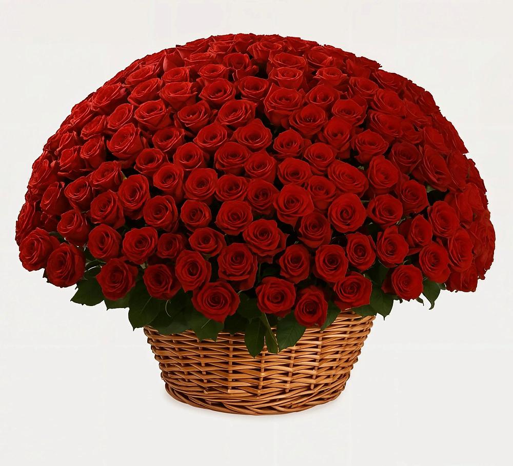 Премиум букет из: Розы в Ромашково