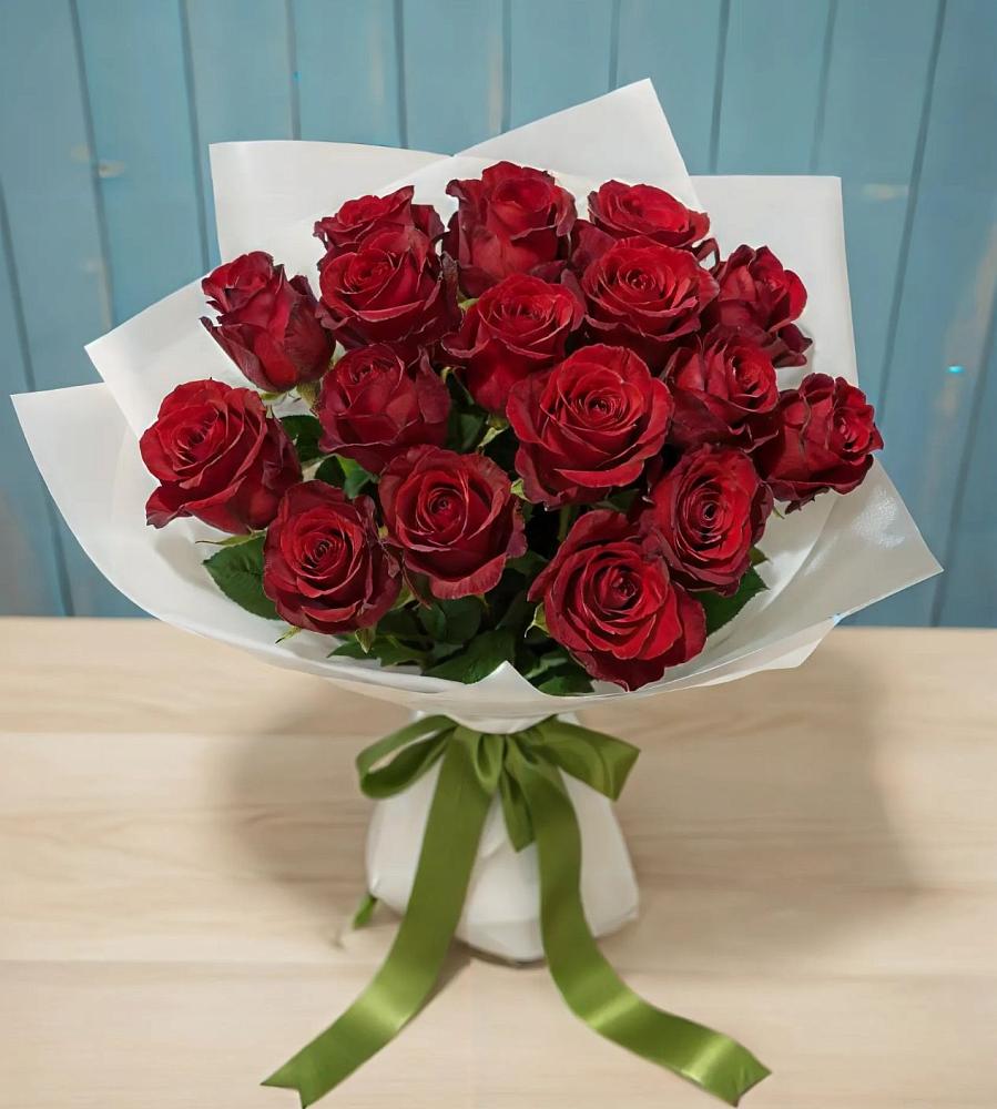 Букет Красные розы в Ромашково
