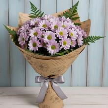 Букет цветов из:  Хризантемы #REPLACE_PRED# Ромашково