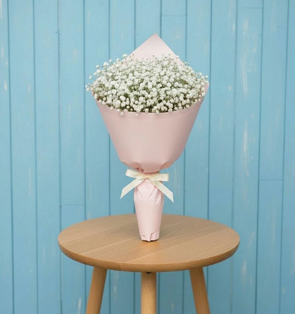 Букет цветов из: Гипсофила в Ромашково