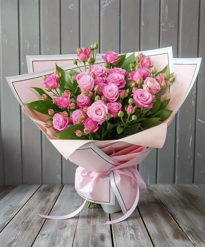 Букет Розовый кустик в Ромашково