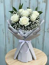 Букет цветов из:  Розы в Ромашково