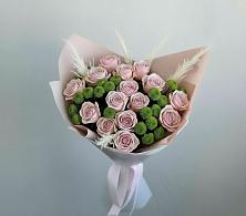 Букет цветов из:  Розы и Хризантемы в Ромашково