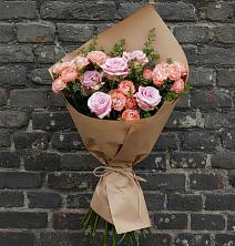 Букет цветов из:  Розы в Ромашково