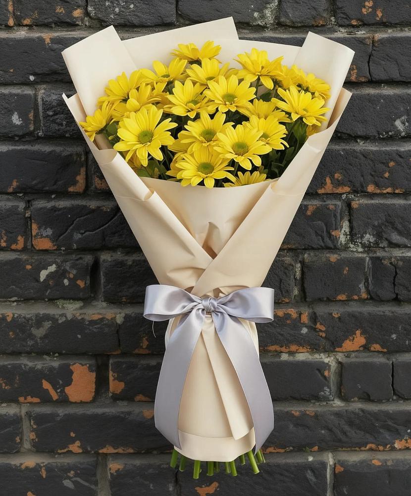 Букет цветов из: Хризантемы в Ромашково