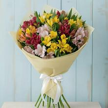 Букет цветов из:  Альстромерии в Ромашково