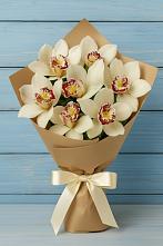 Букет цветов из:  Орхидеи и Розы в Ромашково