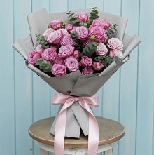 Букет цветов из:  Розы #REPLACE_PRED# Ромашково